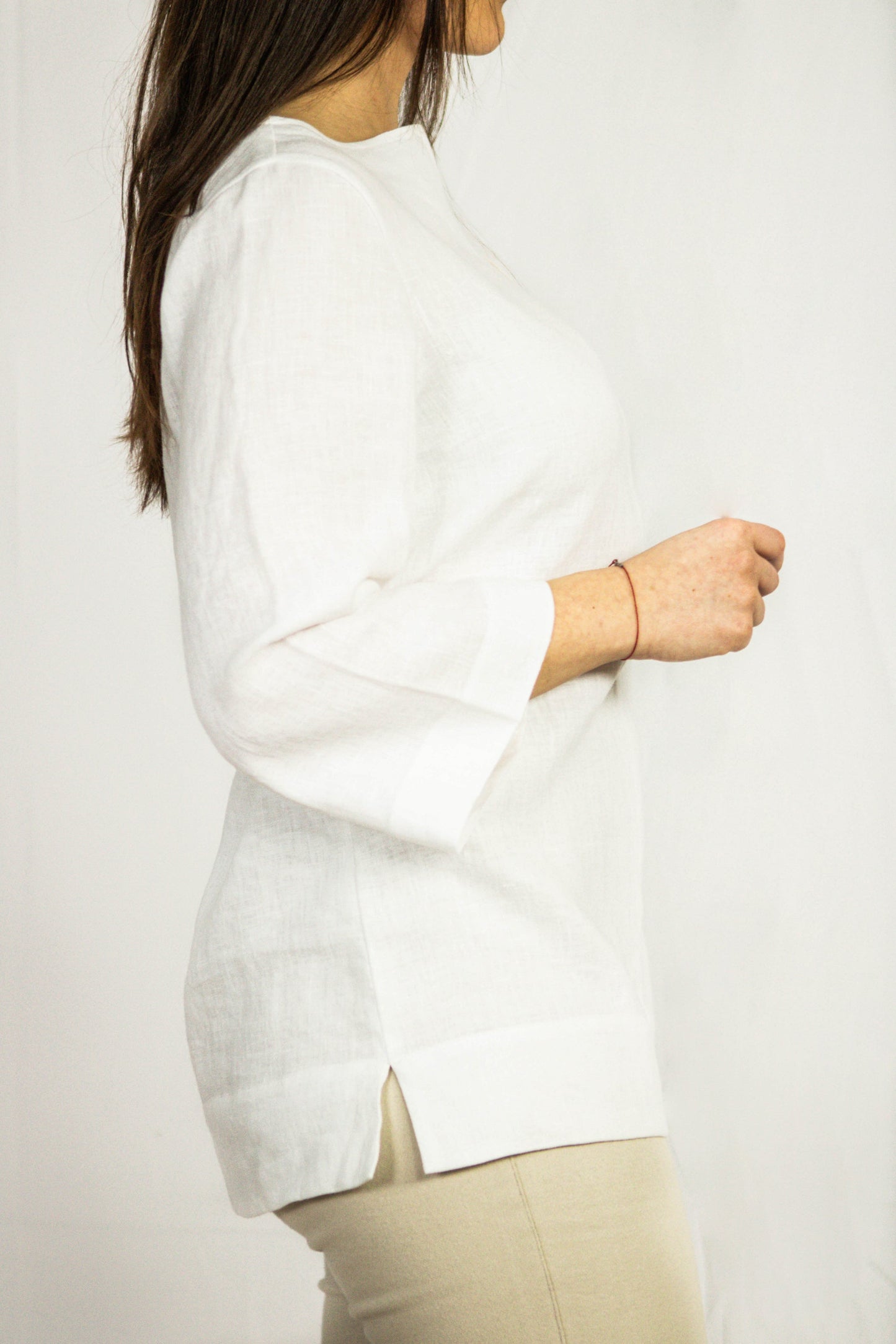 Pellavapaita, oversize - asfaltinharmaa