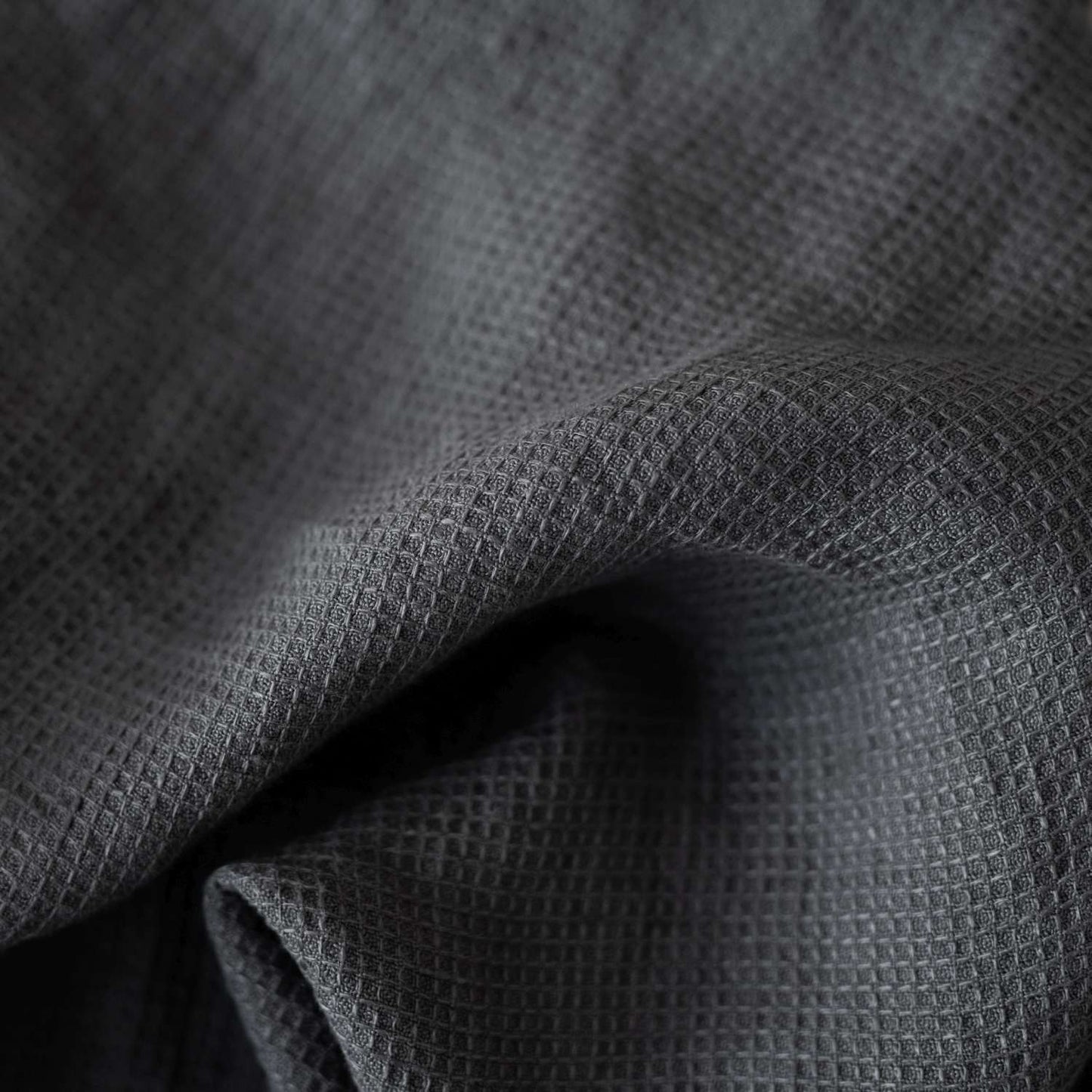 Honeycomb Fine Waffle Towel - Charcoal