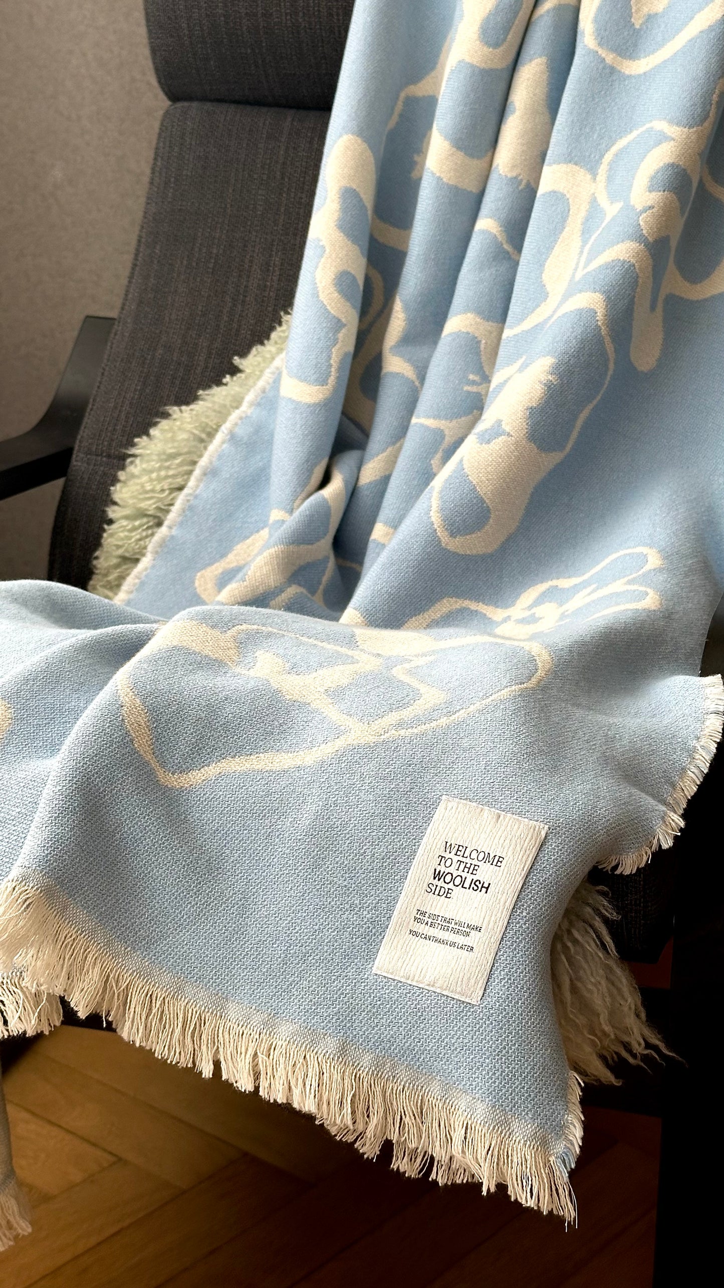 Flora puuvillainen torkkupeitto, useita värejä