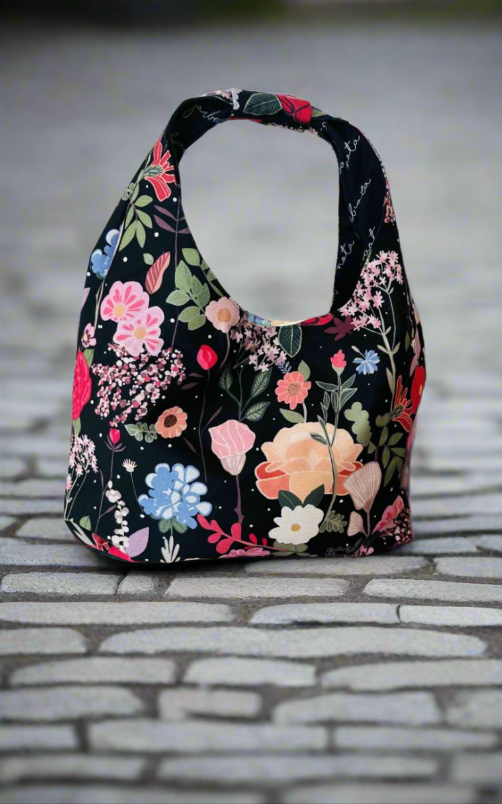 Moon- olkalaukku, kuvio - Curly Summer Night