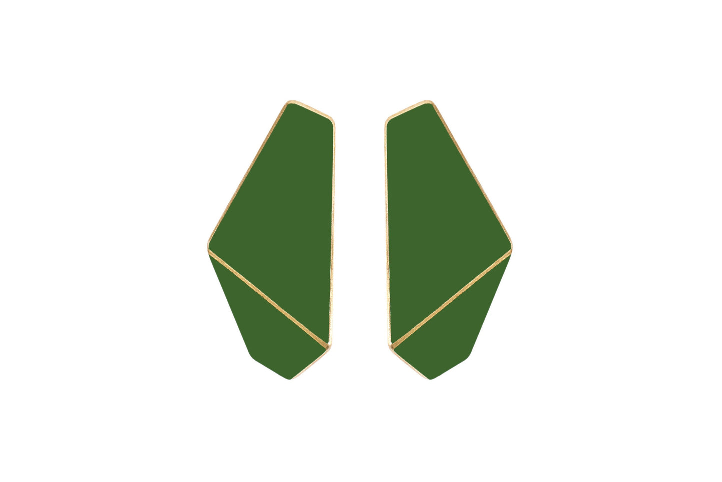 Folded Slim Earrings