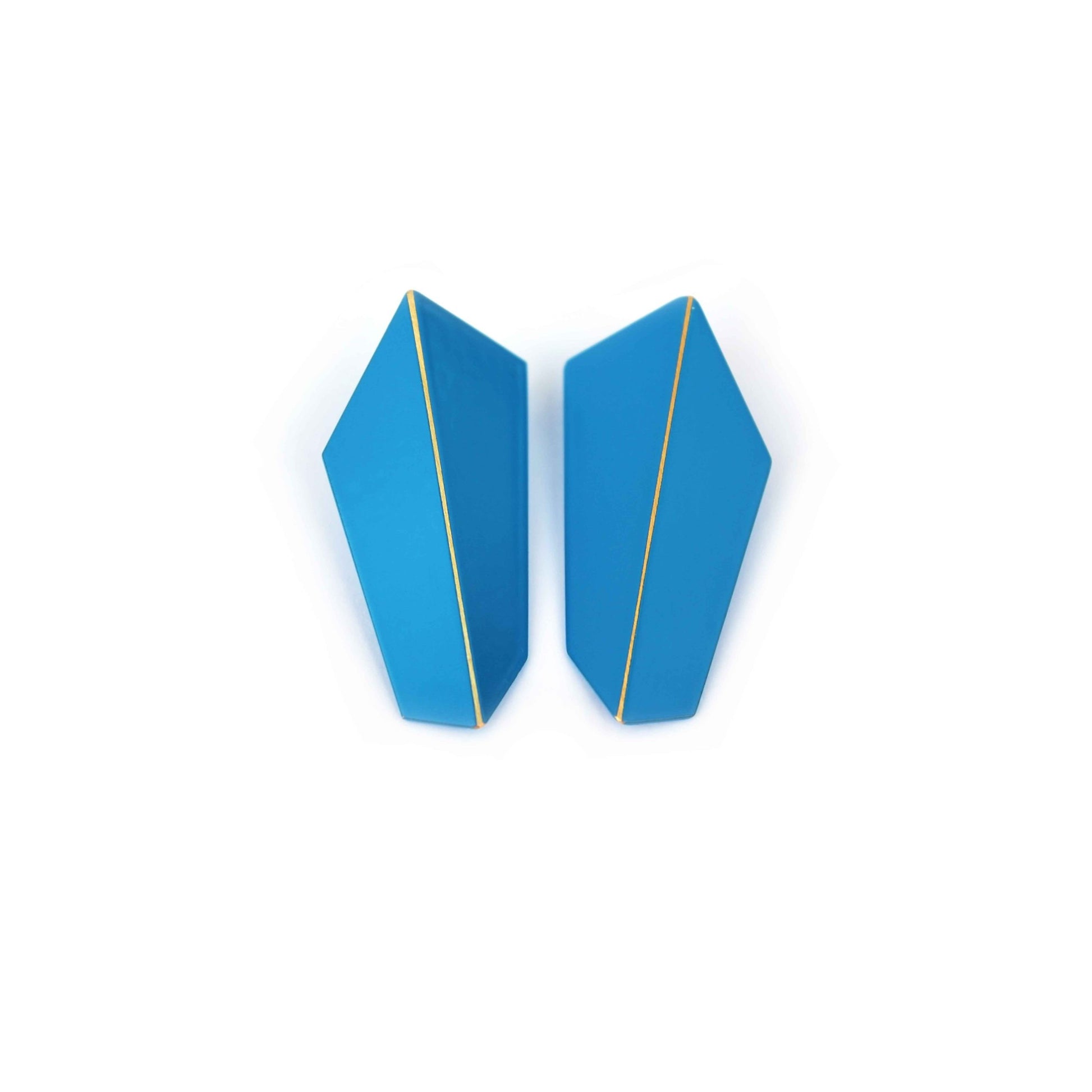 Folded Vertical Earrings
