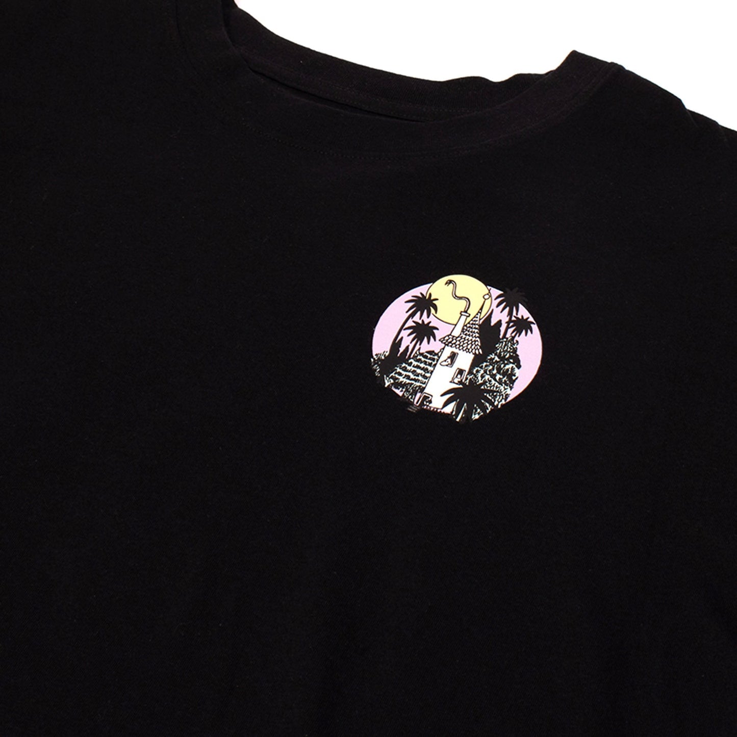 Moomintroll Jungle Heavy Unisex T-shirt - Black
