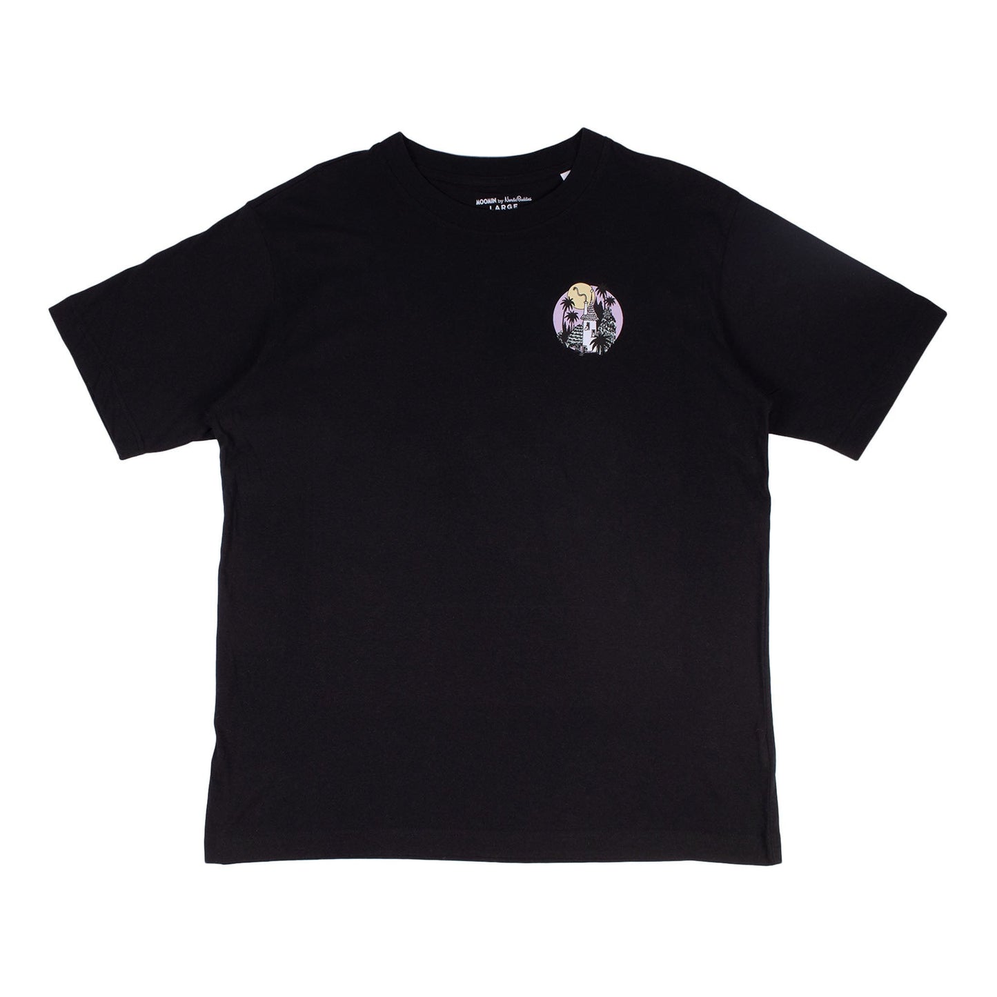Moomintroll Jungle Heavy Unisex T-shirt - Black