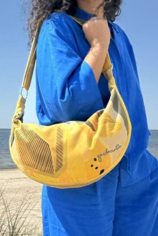 Hobo- olkalaukku - sitruuna