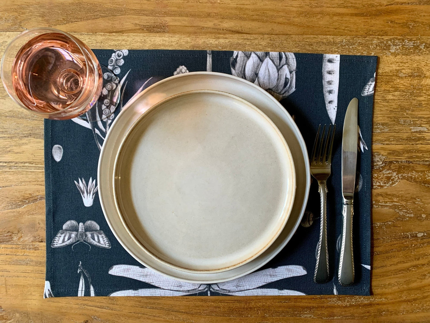 Table Placemat - Seeds Carbon