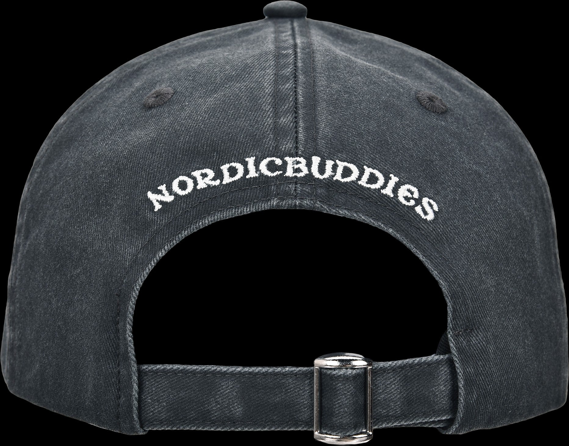 Novels Washed Denim Adult Cap - Grey